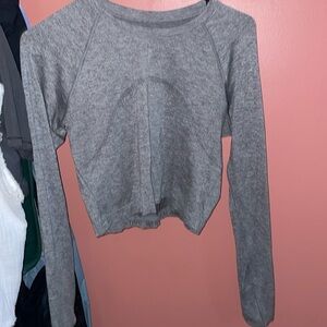 Lululemon Swiftly Tech Cropped Long Sleeve Shirt 2.0